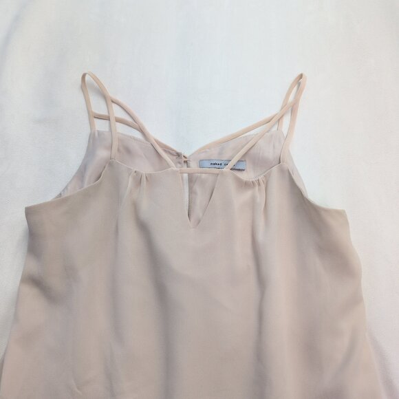 Naked Zebra Nude Slip Dress, Size M - Picture 5 of 10